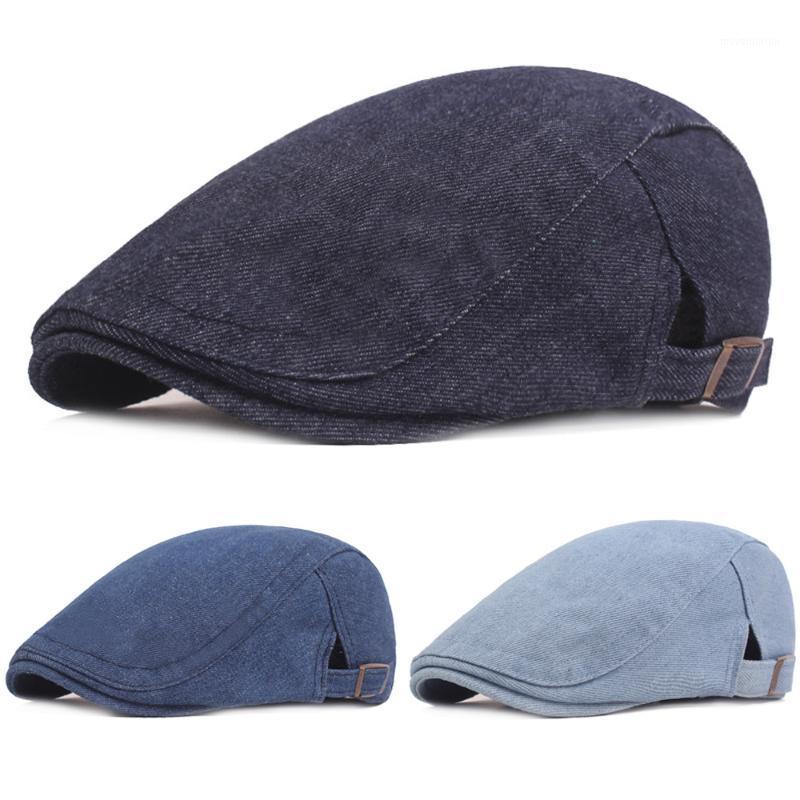 Men Women Classic Denim Cap Newsboy Golf Driving Hat Simple Adjustable Beret Hat HATCS04261, Cowboy blue
Men Women Classic Denim Cap Newsboy Golf Driving Hat Simple Adjustable Beret Hat HATCS04261, Cowboy blue
