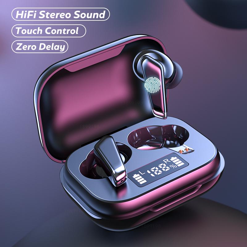 Mini Bluetooth Earphone with LED Power Display 24h Play Time Wireless Headphones Bluetooth Earbud Touch Control Sport Waterproof, White
Mini Bluetooth Earphone with LED Power Display 24h Play Time Wireless Headphones Bluetooth Earbud Touch Control Sport Waterproof, White