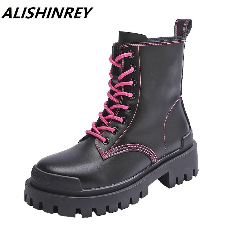 ALISHINREY Boots Female 2020 Fashion Autumn New Thick Bottom Motorcycle Boots Women's Shoes Short Women, Pink
ALISHINREY Boots Female 2020 Fashion Autumn New Thick Bottom Motorcycle Boots Women's Shoes Short Women, Pink