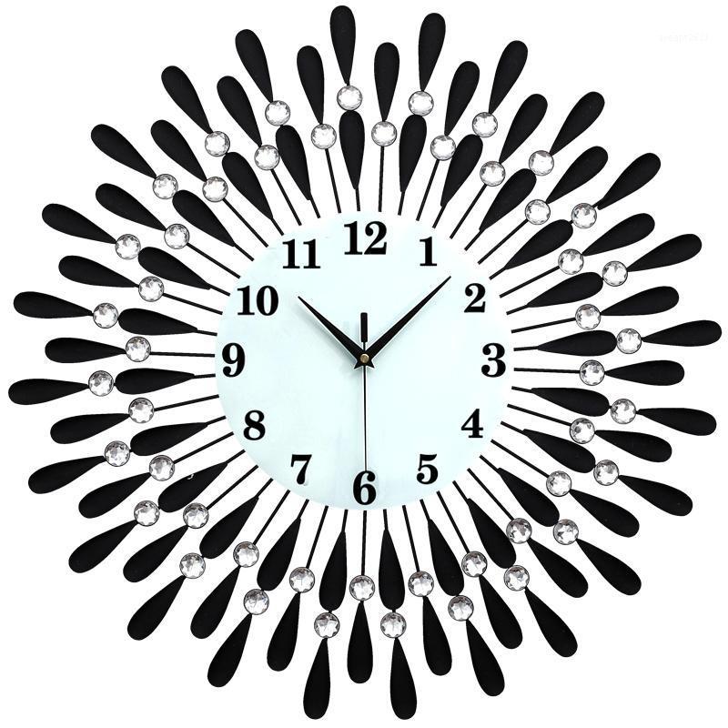 20 Inch Fashion Europe Large Wall Clock Living Room And Bedroom Watch Mute Luxury Art Modern Design1