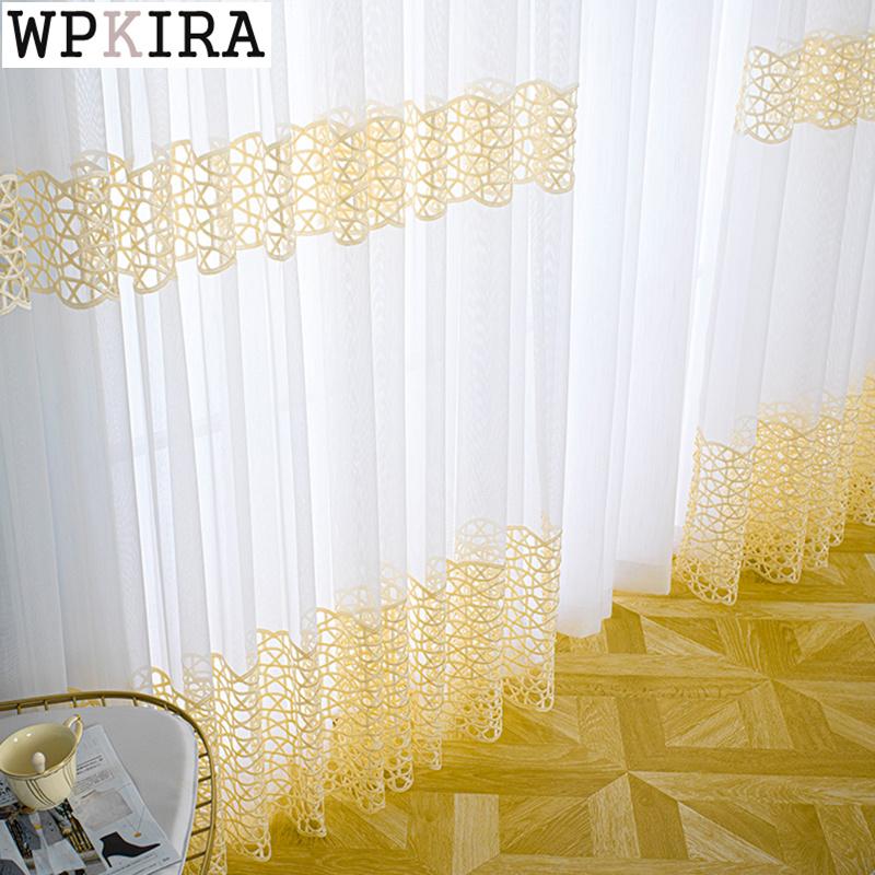 Curtain Luxury Hollow Embroidery Voile Curtain for Living Room Mesh Fabric Plain Kitchen Partition Drape S551#40, Tulle
Curtain Luxury Hollow Embroidery Voile Curtain for Living Room Mesh Fabric Plain Kitchen Partition Drape S551#40, Tulle