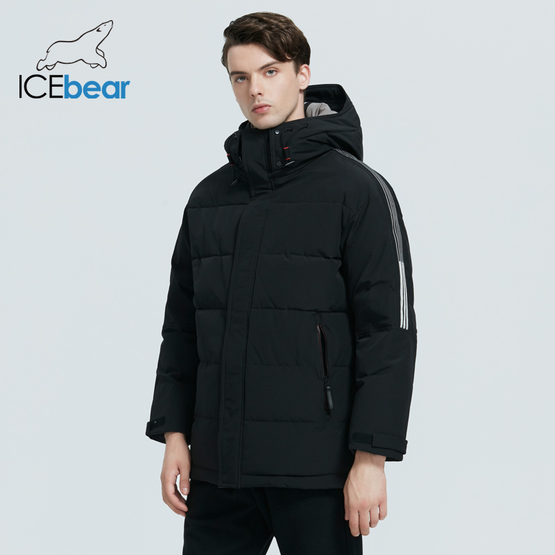 ICEbear winter men's jacket casual men's coat fashionable outdoor men's clothing windproof and warm jackets MWD19959I 201026