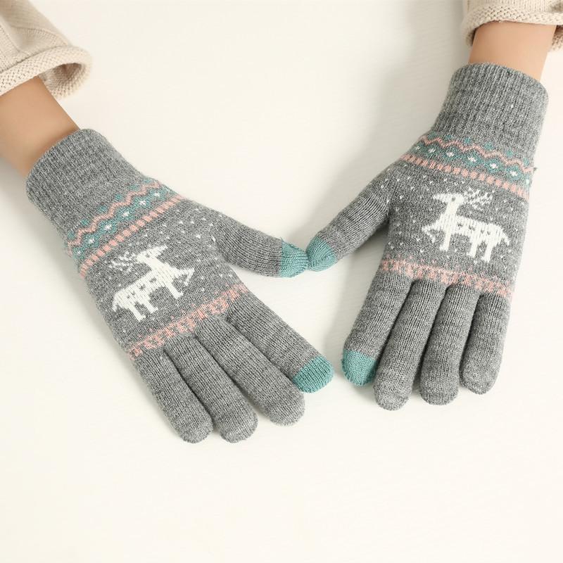 Cute Elk Deer Knitted Gloves Winter Warm Full Finger Gloves Touch Screen Women Girls Mittens Christmas Gift
Cute Elk Deer Knitted Gloves Winter Warm Full Finger Gloves Touch Screen Women Girls Mittens Christmas Gift