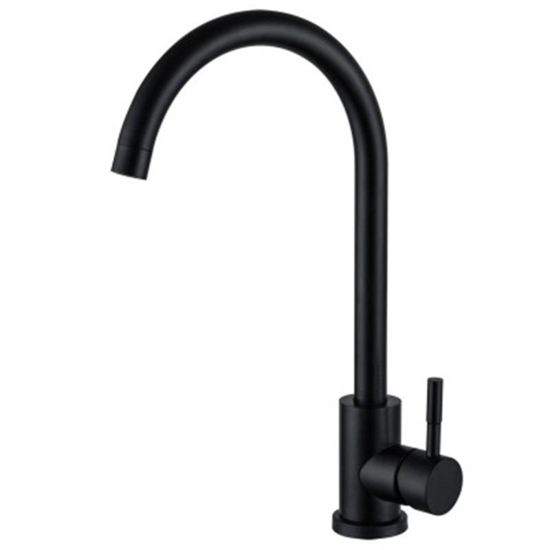 Hot and Cold Water Faucet Black Kitchen Faucet Water Sink Mixer Tap Stainless Steel Bathroom Swivel Spout Tap With Bubbler
Hot and Cold Water Faucet Black Kitchen Faucet Water Sink Mixer Tap Stainless Steel Bathroom Swivel Spout Tap With Bubbler