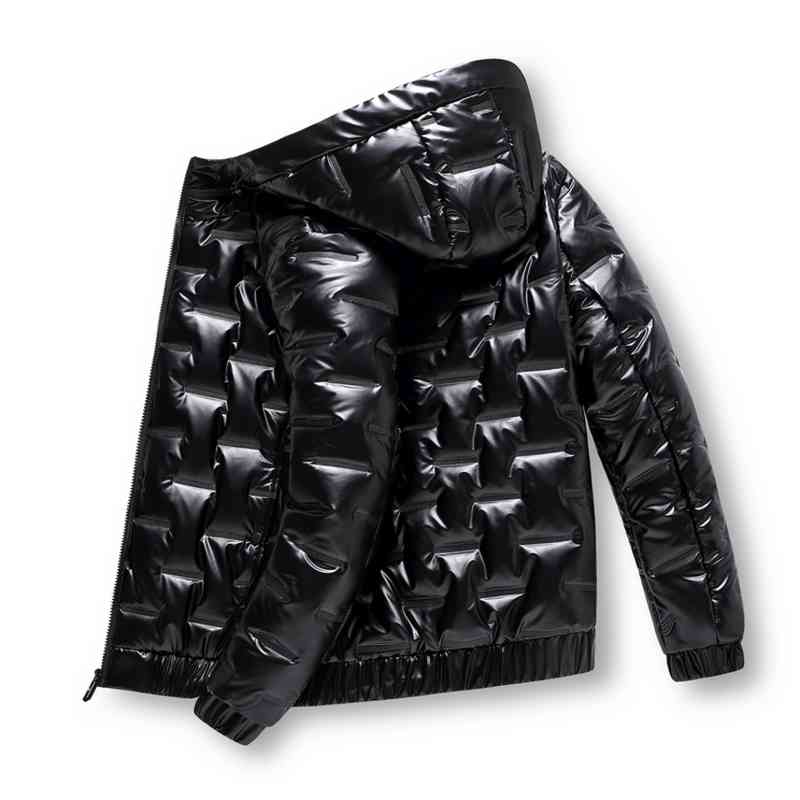 Bubble Menswear, shiny, thick, warm, sier, waterproof, down et, s-6xl, autumn and winter, 2021, Black