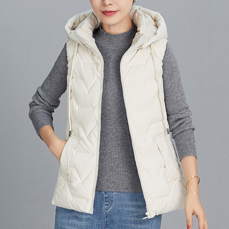 Women hooded vest jacket Autumn Winter casual padded warm solid sleeveless 7 colors waistcoat jacket for women, Red
Women hooded vest jacket Autumn Winter casual padded warm solid sleeveless 7 colors waistcoat jacket for women, Red