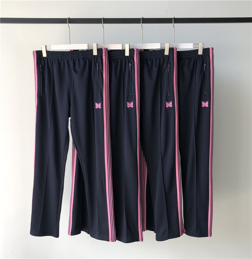2021 New Pink Stripe Sweatpants Men Women Butterfly Embroidery Needles High Quality Awge Pants Mebx, 11
2021 New Pink Stripe Sweatpants Men Women Butterfly Embroidery Needles High Quality Awge Pants Mebx, 11