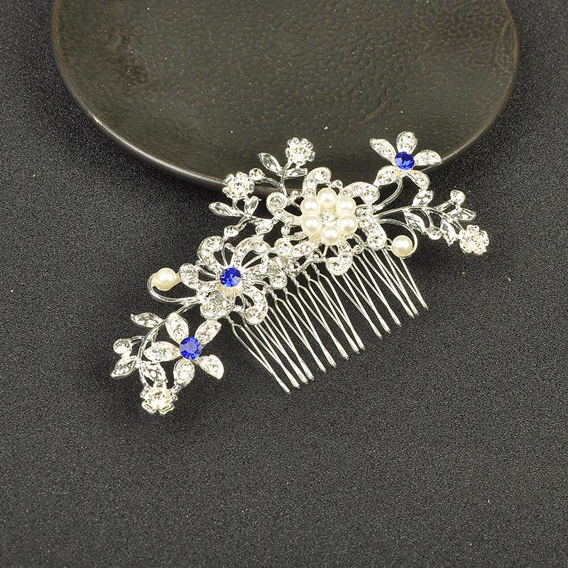 Silver Color Crystal Hair Combs Flower Wedding Hair Jewelry Head Decoration Handmade Ornament Pearl Jewelry
Silver Color Crystal Hair Combs Flower Wedding Hair Jewelry Head Decoration Handmade Ornament Pearl Jewelry