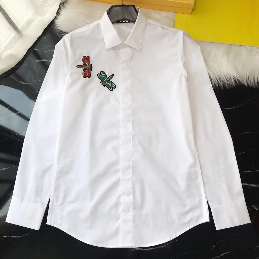 Mens Cotton Dress Shirt Men Embroidery Dragonfly High Quality Slim Fit Casual Shirts Dy2280 Af7u, Black
Mens Cotton Dress Shirt Men Embroidery Dragonfly High Quality Slim Fit Casual Shirts Dy2280 Af7u, Black