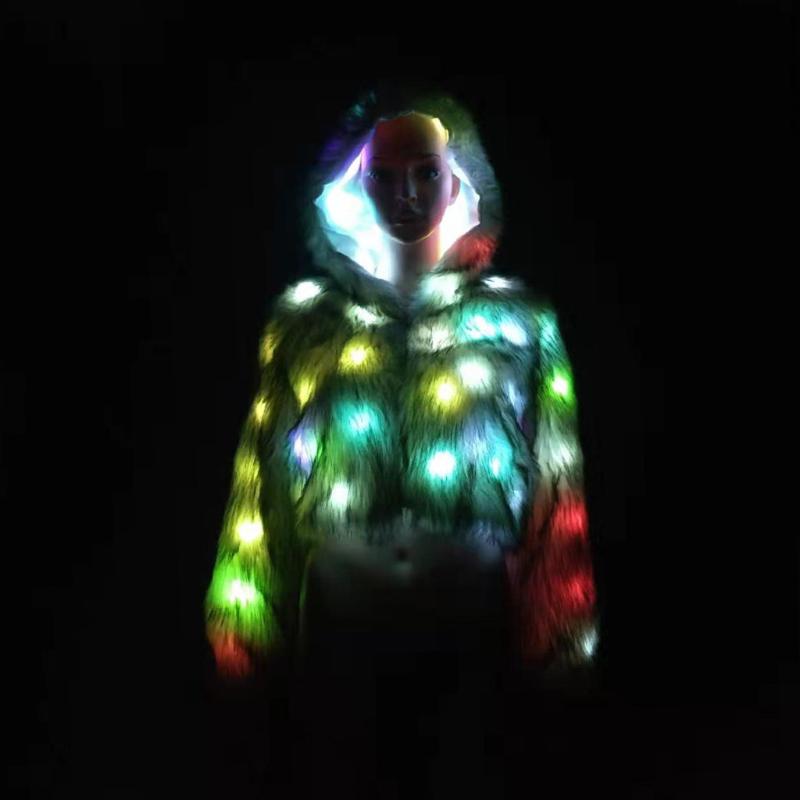 Special LED Multicolor Telecontrol Costume Jacket Female Warm Outerwear Coat Shorts Overcoat Chic Soft Partywear Streetwear coat, Khaki
Special LED Multicolor Telecontrol Costume Jacket Female Warm Outerwear Coat Shorts Overcoat Chic Soft Partywear Streetwear coat, Khaki