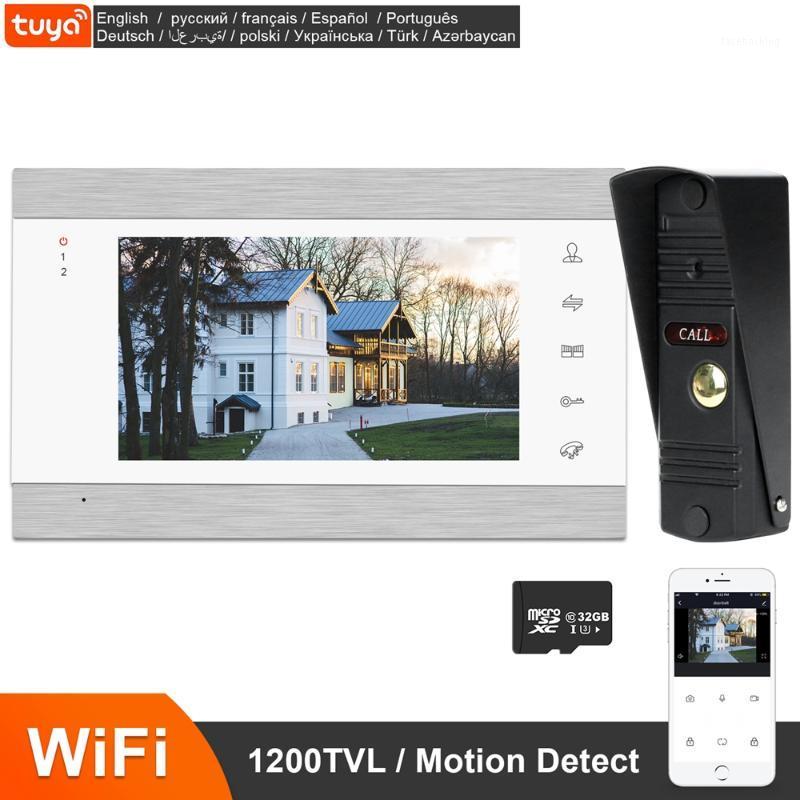 Video Intercom 7Inch WiFi Monitor 1200TVL IR Night Vision Doorbell IP Video Doorbell Tuya APP Remote Unlock Intercom For Home1 
Video Intercom 7Inch WiFi Monitor 1200TVL IR Night Vision Doorbell IP Video Doorbell Tuya APP Remote Unlock Intercom For Home1