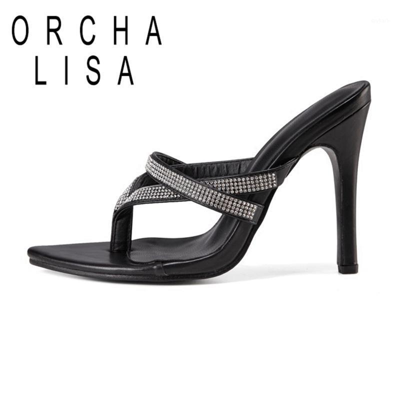 ORCHALISA New 2021 Ladies Sandals Clip Toe Thin Heels Rhinestone Bling Faux Genuine Leather Dress Wedding Casual Summer A34171, Black
ORCHALISA New 2021 Ladies Sandals Clip Toe Thin Heels Rhinestone Bling Faux Genuine Leather Dress Wedding Casual Summer A34171, Black