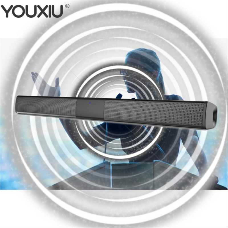 YOUXIU 4 Loudspeakers FM Radio Soundbar Wireless Bluetooth TF Card Speaker Surround Home Theater TV Stereo Sound Bar
YOUXIU 4 Loudspeakers FM Radio Soundbar Wireless Bluetooth TF Card Speaker Surround Home Theater TV Stereo Sound Bar