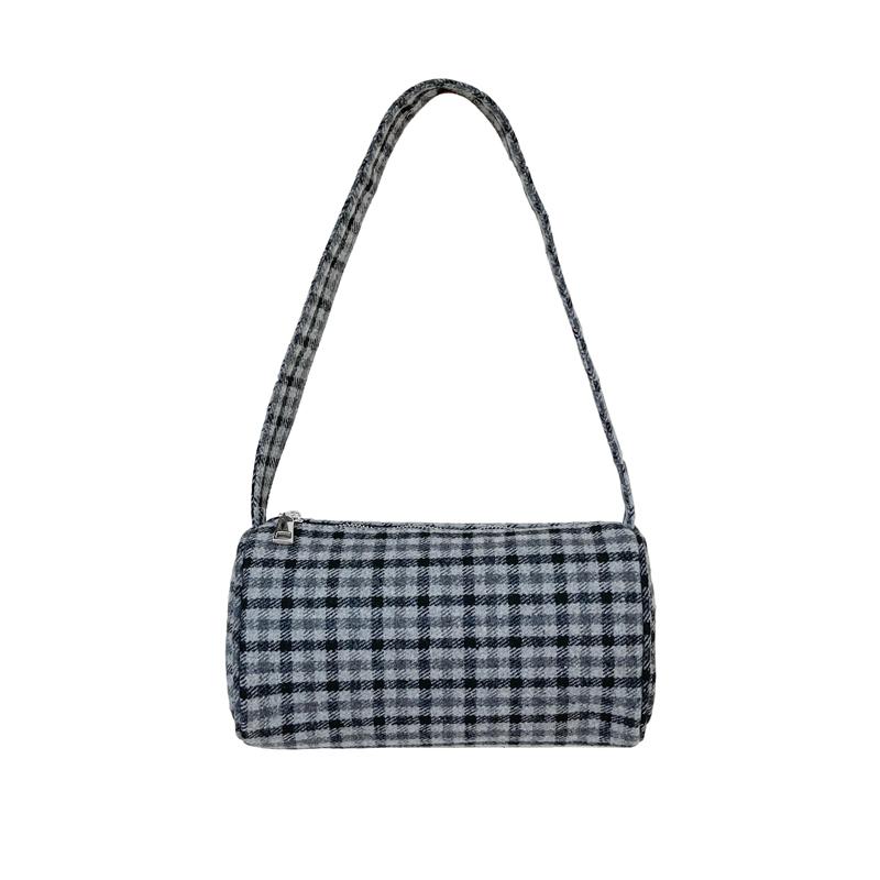 2021 New Korean Designer Small Female Check Pillow Bag Cylindrical Handbags Women's Bags Plaid Youth Shoulder Bags Whole Sale, Black
2021 New Korean Designer Small Female Check Pillow Bag Cylindrical Handbags Women's Bags Plaid Youth Shoulder Bags Whole Sale, Black