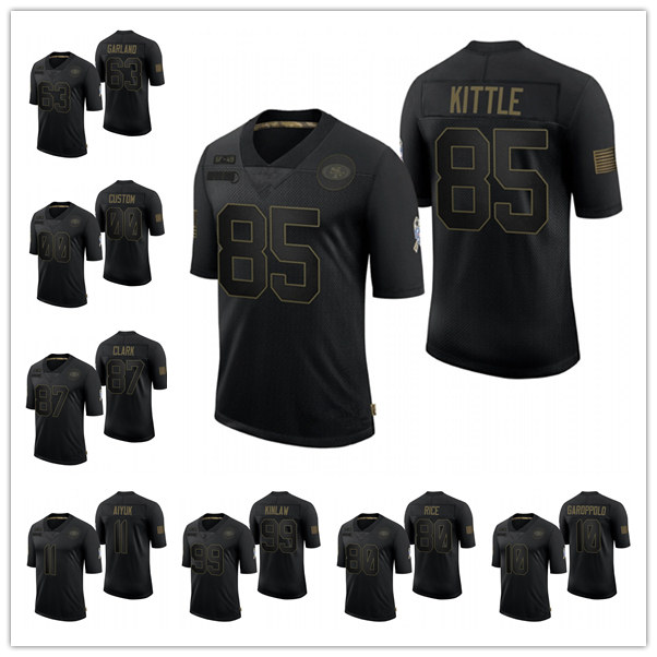 SanFrancisco49ersMEN WOMEN YOUTH Jerry Rice Nick Bosa George Kittle Jimmy Garoppolo Limited Jersey 2020 Salute to Service, Custom
SanFrancisco49ersMEN WOMEN YOUTH Jerry Rice Nick Bosa George Kittle Jimmy Garoppolo Limited Jersey 2020 Salute to Service, Custom