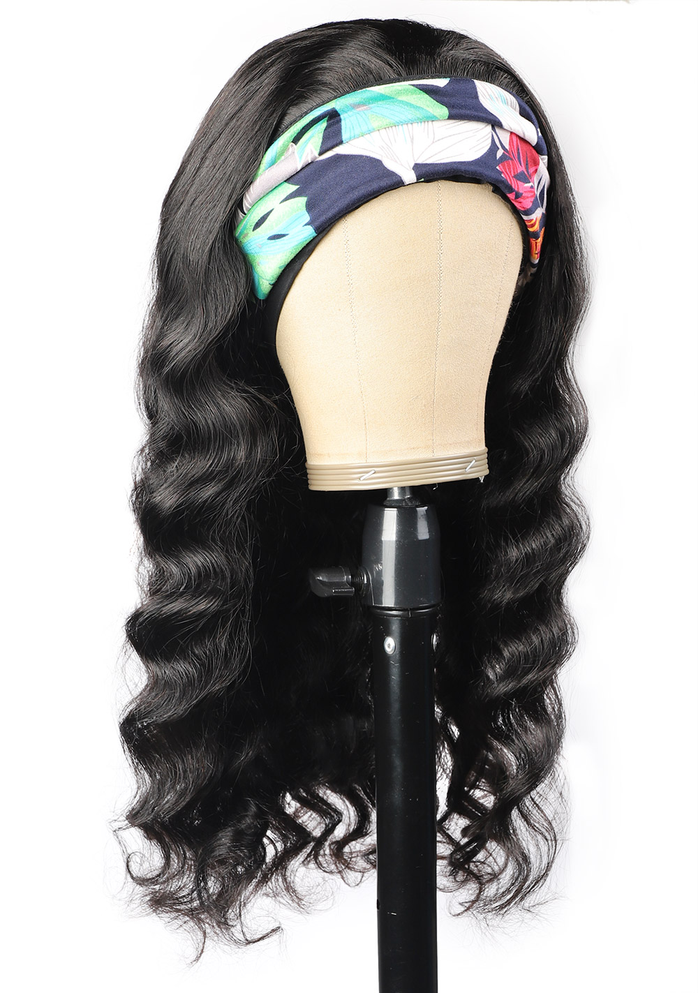 Ishow 26 28 30inch Human Hair Wigs With Headbands Easy to Install Body Yaki Straight Water Headband Wig Loose Deep Curly None Lace Wigs for Women All 
