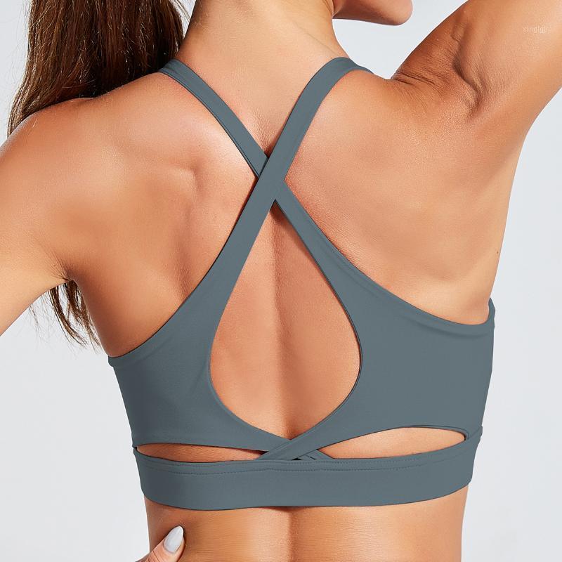 Women Sexy Yoga Bra Back Cross Strap Hollow Design Sports Bra Woman Shockproof Fitness Gym Workout Push Up Sports Top1, Pink
Women Sexy Yoga Bra Back Cross Strap Hollow Design Sports Bra Woman Shockproof Fitness Gym Workout Push Up Sports Top1, Pink