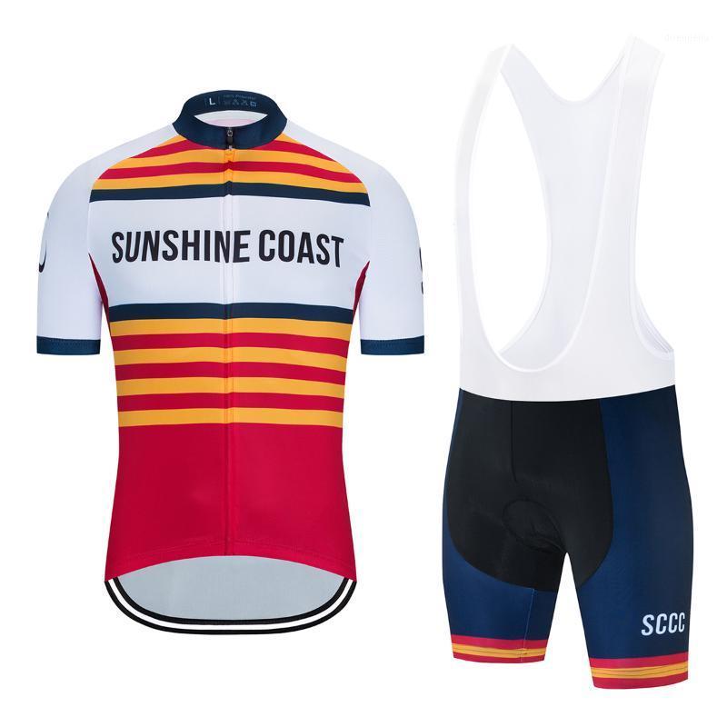 2020 Sunshine Coast Cycling Jersey Pro Team Bicycle Clothing Sports Masculino Ciclismo Set Mens Maillot MTB Bike Shorts Suit1, Red set 1
2020 Sunshine Coast Cycling Jersey Pro Team Bicycle Clothing Sports Masculino Ciclismo Set Mens Maillot MTB Bike Shorts Suit1, Red set 1