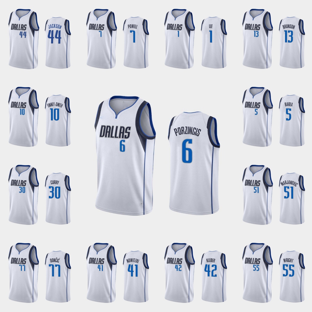 Dallas Mavericks Men Dwight Powell Luka Doncic Kristaps Porzingis Dirk Nowitzki NBA White Custom Association Jersey, Black
Dallas Mavericks Men Dwight Powell Luka Doncic Kristaps Porzingis Dirk Nowitzki NBA White Custom Association Jersey, Black