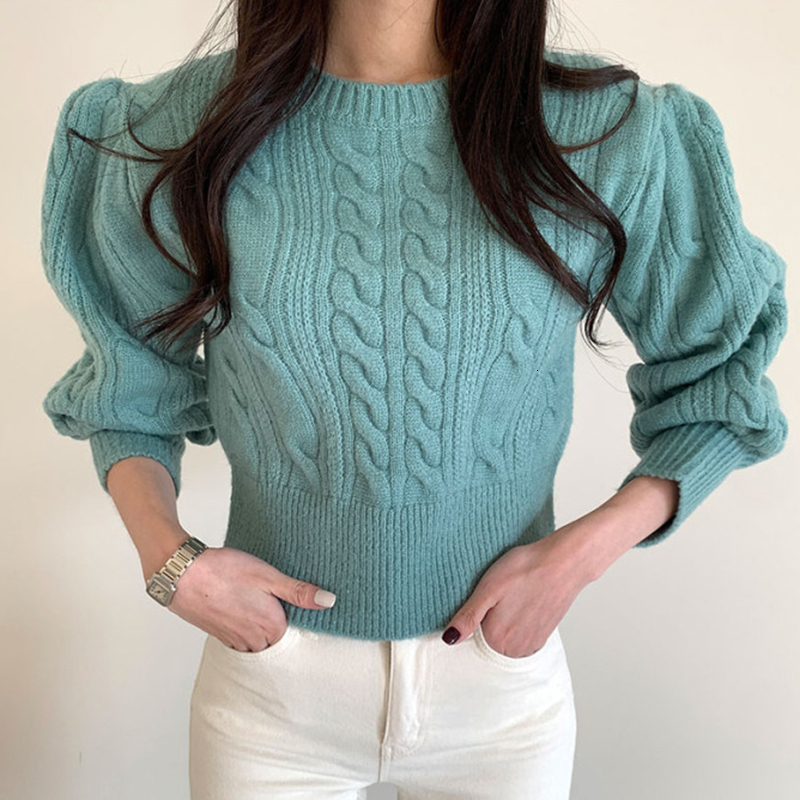 2021 New Female Knitting Sweater Pullovers Solid Neck-puff Sleeves Standard Crocheted Jumper Jumpers Spring Jerseys Q3DU, Apricot
2021 New Female Knitting Sweater Pullovers Solid Neck-puff Sleeves Standard Crocheted Jumper Jumpers Spring Jerseys Q3DU, Apricot