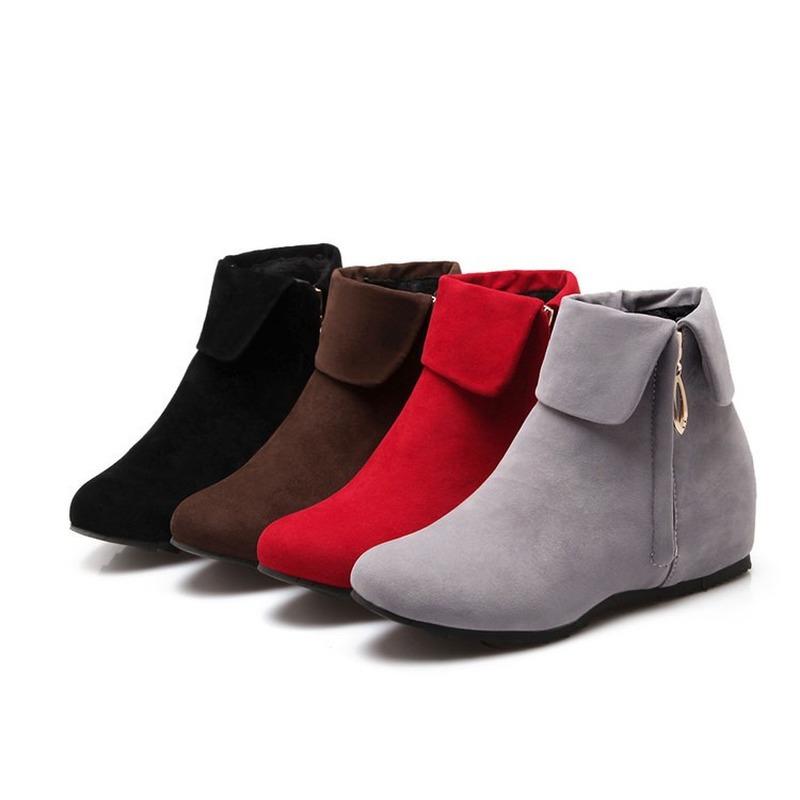 2020 Autumn and Winter New Women Frosted Lapel Women's Boots Fashion Flat Bottom Side Zipper Flat Bottom Ankle Boots Large Size, Brown
2020 Autumn and Winter New Women Frosted Lapel Women's Boots Fashion Flat Bottom Side Zipper Flat Bottom Ankle Boots Large Size, Brown