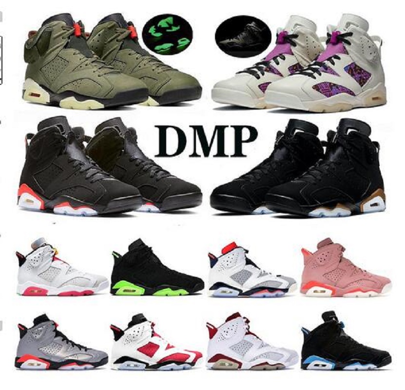 2021 New 6 Hare Black Infrared DMP UNC Basketball Shoes Men 6s Denim Gatorade JSP Carmine Oreo Maroon Sneakers shoe, Color 45
2021 New 6 Hare Black Infrared DMP UNC Basketball Shoes Men 6s Denim Gatorade JSP Carmine Oreo Maroon Sneakers shoe, Color 45