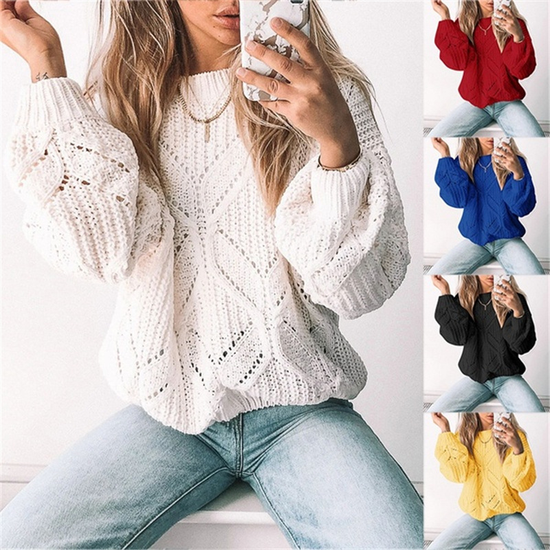 Women Novelty Clothes Woman Lazy Wind Sweater Girl Irregular Hollow Out Round-neck Long Sleeve Apparel High Quality Spring Autumn 2021 Hot, Red
Women Novelty Clothes Woman Lazy Wind Sweater Girl Irregular Hollow Out Round-neck Long Sleeve Apparel High Quality Spring Autumn 2021 Hot, Red