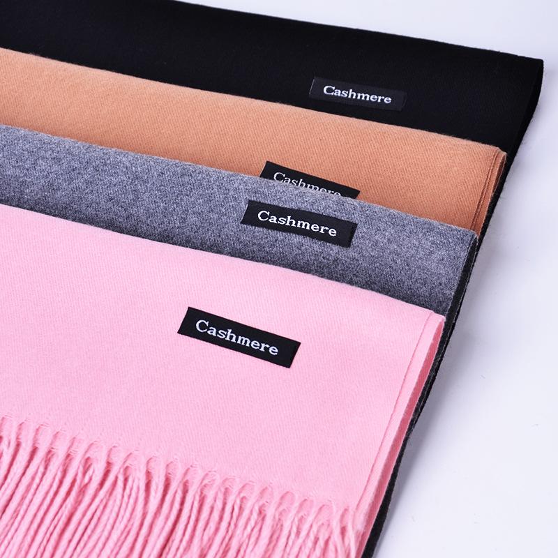 Scarves Winter Cashmere Women Scarf Men Men's Female Tassel Bandana Solid Thick Shawl Wraps Foulard
Scarves Winter Cashmere Women Scarf Men Men's Female Tassel Bandana Solid Thick Shawl Wraps Foulard