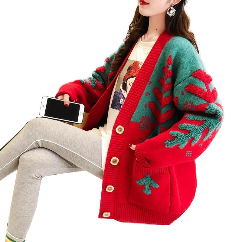 2021 Women Cardigan New Female Oversize Itself Coat Ladies Thick Korean Style Lazy Autumn Winter Sweater Casual Tops Umx5, Khaki
2021 Women Cardigan New Female Oversize Itself Coat Ladies Thick Korean Style Lazy Autumn Winter Sweater Casual Tops Umx5, Khaki