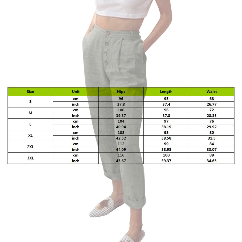 Vintage Causal Loose Cotton Linen Pants Women Harem Elastic Waist Long Trousers Pantalon Femme Pantalones Mujer 201113
