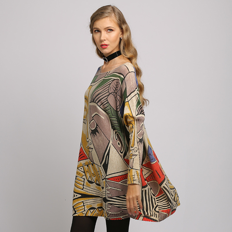Fashion Street Print Ladies Full Sleeve Loose Long Tee Top Abstract Woman O-neck Spring Autumn T-shirt 2021 8ptl, Khaki
Fashion Street Print Ladies Full Sleeve Loose Long Tee Top Abstract Woman O-neck Spring Autumn T-shirt 2021 8ptl, Khaki