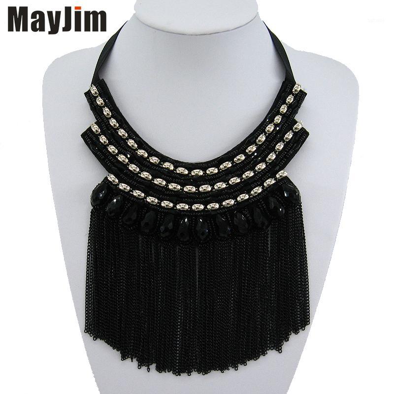 Fashion women Vintage Rope Chain Metal Tassels necklace simplicity short Crystal necklace Collar Necklaces & Pendants jewelry1
Fashion women Vintage Rope Chain Metal Tassels necklace simplicity short Crystal necklace Collar Necklaces & Pendants jewelry1