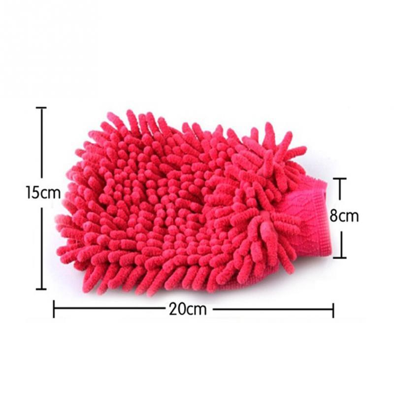 Car Wash Mitt Cleaning Tools Chenille Soft and Thick Microfiber Glove Household Cleaner Auto Detailing Sponge Detail Clean Brush