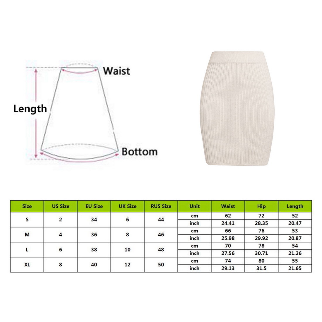 Muyogrt Women Office Midi Pencil Skirt Stretch Bodycon Tube Ladies Solid Skinny Knitted High Waist Autumn Fashion Hot 201110