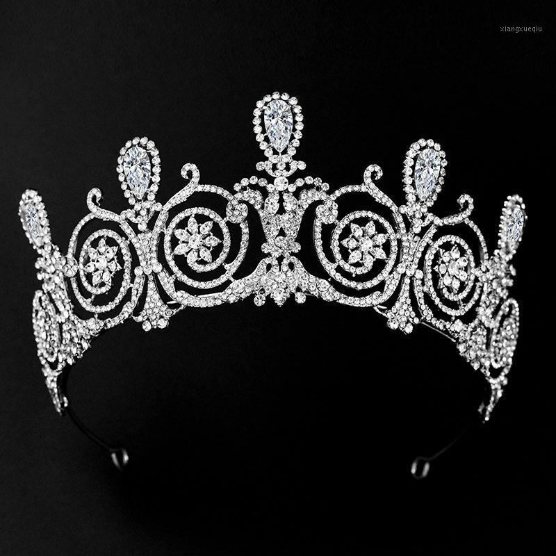 Luxury Crystal Bridal Tiaras Royal Queen Big Crowns Women Baroque Pageant Diadem Rhinestone Jewelry Wedding Hair Accessories Clips & Barrett, Golden;silver
Luxury Crystal Bridal Tiaras Royal Queen Big Crowns Women Baroque Pageant Diadem Rhinestone Jewelry Wedding Hair Accessories Clips & Barrett, Golden;silver