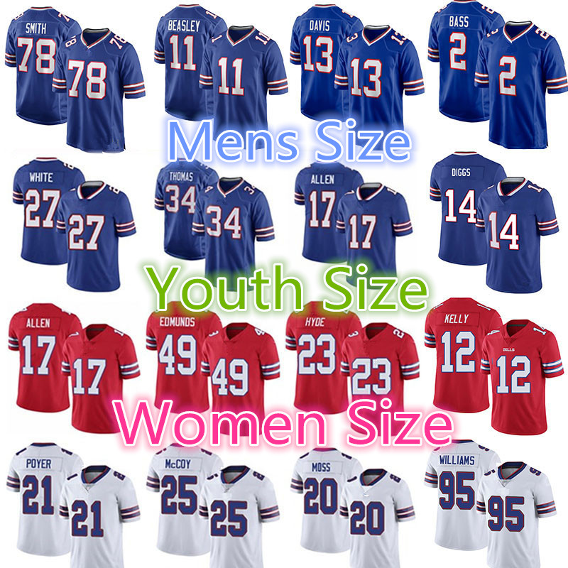 Custom Football Jersey 11 Cole Beasley 17 Josh Allen Doug Flutie Gabriel Davis Taron Johnson Tyler Bass Dion Dawkins Jon Feliciano 21 Poyer, Women size s-xxl
Custom Football Jersey 11 Cole Beasley 17 Josh Allen Doug Flutie Gabriel Davis Taron Johnson Tyler Bass Dion Dawkins Jon Feliciano 21 Poyer, Women size s-xxl