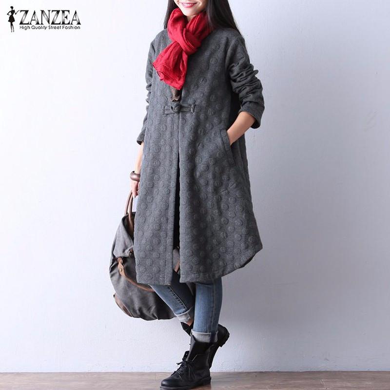 2020 ZANZEA Women' Pleated Jackets Kaftan Soild Coats Casual Long Sleeve Outwears Female Button Overcoats Plus Size Tops 5XL, Black
2020 ZANZEA Women' Pleated Jackets Kaftan Soild Coats Casual Long Sleeve Outwears Female Button Overcoats Plus Size Tops 5XL, Black