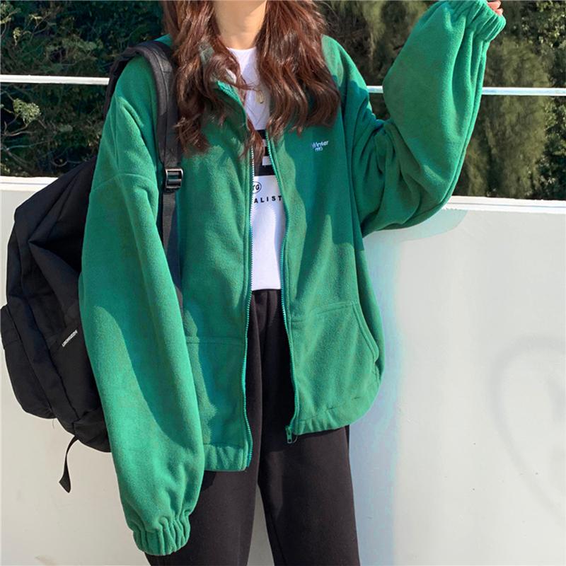 Casual Loose Zipper Women Sweatshirt Fashion Letter Pockets Plus Velvet Sweatshirt Oversized Harajuku Streetwear Ladies Tops, Purple
Casual Loose Zipper Women Sweatshirt Fashion Letter Pockets Plus Velvet Sweatshirt Oversized Harajuku Streetwear Ladies Tops, Purple