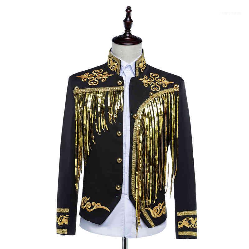 Men's court dress Prince suits European sequins Embroidery costume studio Spanish tassel stage Drama performances Suits1
Men's court dress Prince suits European sequins Embroidery costume studio Spanish tassel stage Drama performances Suits1