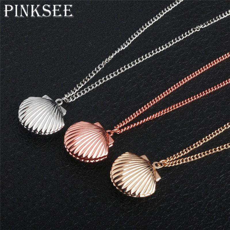 PINKSEE Valentine Lover Gift Sweet Style Can Open the Shell Shape Pendant Necklace for Women 3 Colors Availables
PINKSEE Valentine Lover Gift Sweet Style Can Open the Shell Shape Pendant Necklace for Women 3 Colors Availables