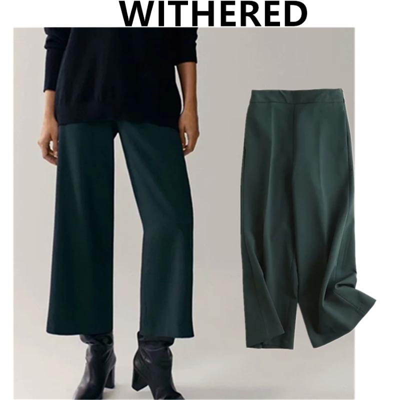 Withered England Style Fashion Elegant Solid Simple Wide Leg Pants Women Pantalones Mujer Pantalon Femme Suits Trousers Women, Black
Withered England Style Fashion Elegant Solid Simple Wide Leg Pants Women Pantalones Mujer Pantalon Femme Suits Trousers Women, Black
