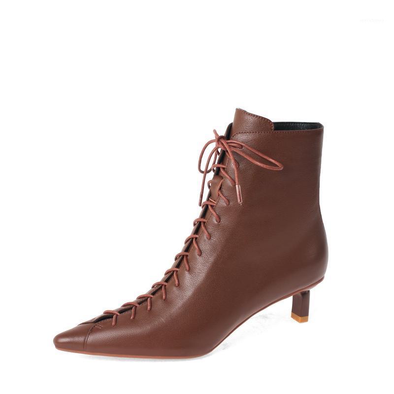 Genuine Leather med thin Heels ladies Boots Sexy Cross Tied dress Boots Women 2020 Winter Newest Party Dancing Ankle1, Beige
Genuine Leather med thin Heels ladies Boots Sexy Cross Tied dress Boots Women 2020 Winter Newest Party Dancing Ankle1, Beige