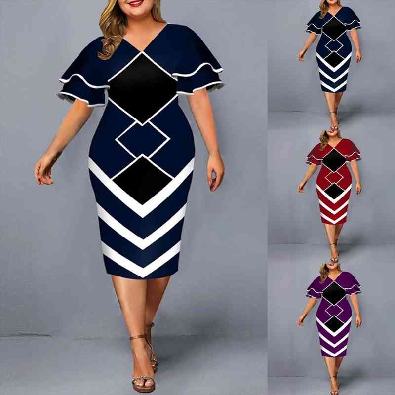 Women Positioning Geometric Print Layered Flare Sleeve Dress Autumn Printed Dress Positioning Geometric Print For Party, Black;gray
Women Positioning Geometric Print Layered Flare Sleeve Dress Autumn Printed Dress Positioning Geometric Print For Party, Black;gray