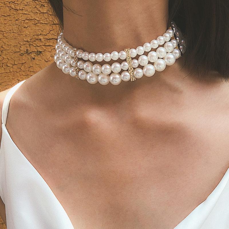 Simple handmade beaded all-match necklace temperament versatile multi-layer pearl geometric necklace women
Simple handmade beaded all-match necklace temperament versatile multi-layer pearl geometric necklace women