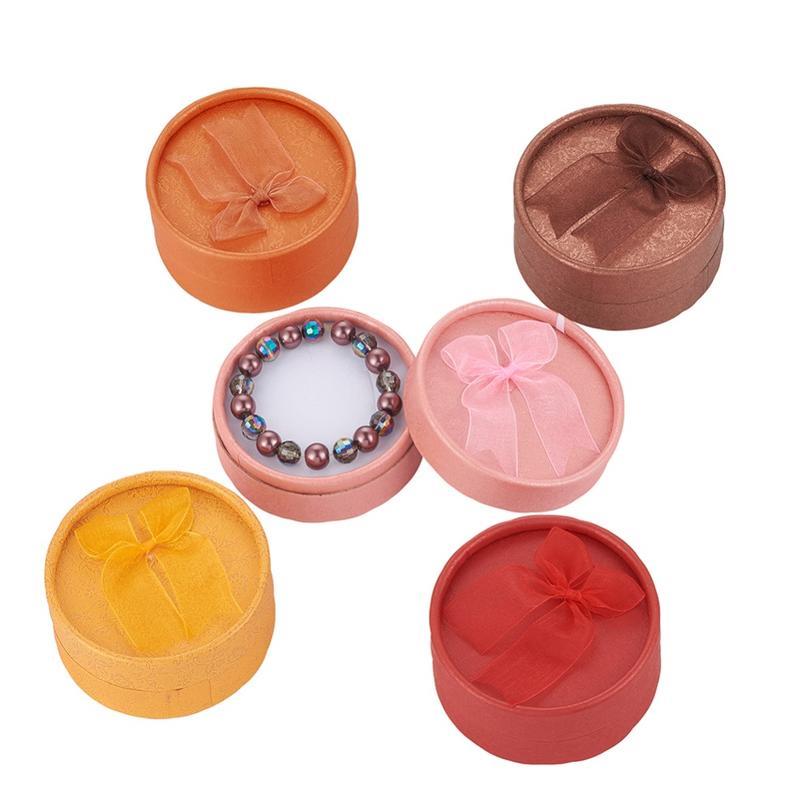120pcs Round Jewelry Set Boxes Gift Boxes For Bracelet Earrings Rings Packaging Cardboard Mixed Color Size:8.5 X8.5 qylcaf, Black;white
120pcs Round Jewelry Set Boxes Gift Boxes For Bracelet Earrings Rings Packaging Cardboard Mixed Color Size:8.5 X8.5 qylcaf, Black;white