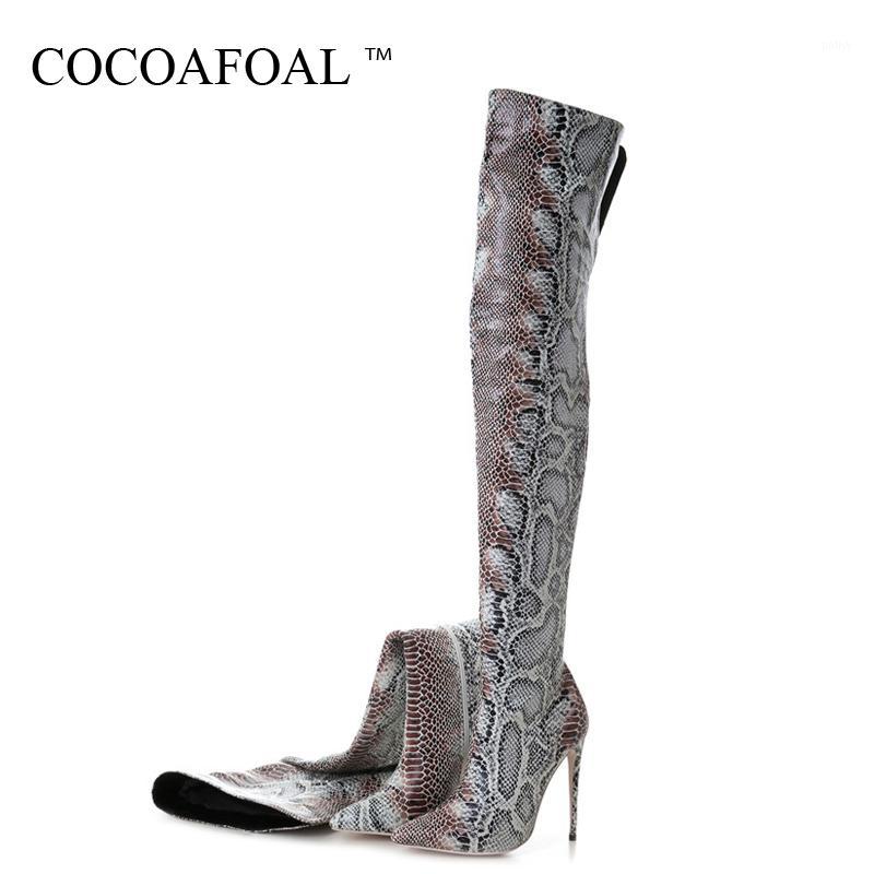 COCOAFOAL Retrieves Winter Women Over The Knee Lairs Woman Tall Lairs Snake Skin Pattern Mode Sexy Over The Knee Boots1, Gray
COCOAFOAL Retrieves Winter Women Over The Knee Lairs Woman Tall Lairs Snake Skin Pattern Mode Sexy Over The Knee Boots1, Gray