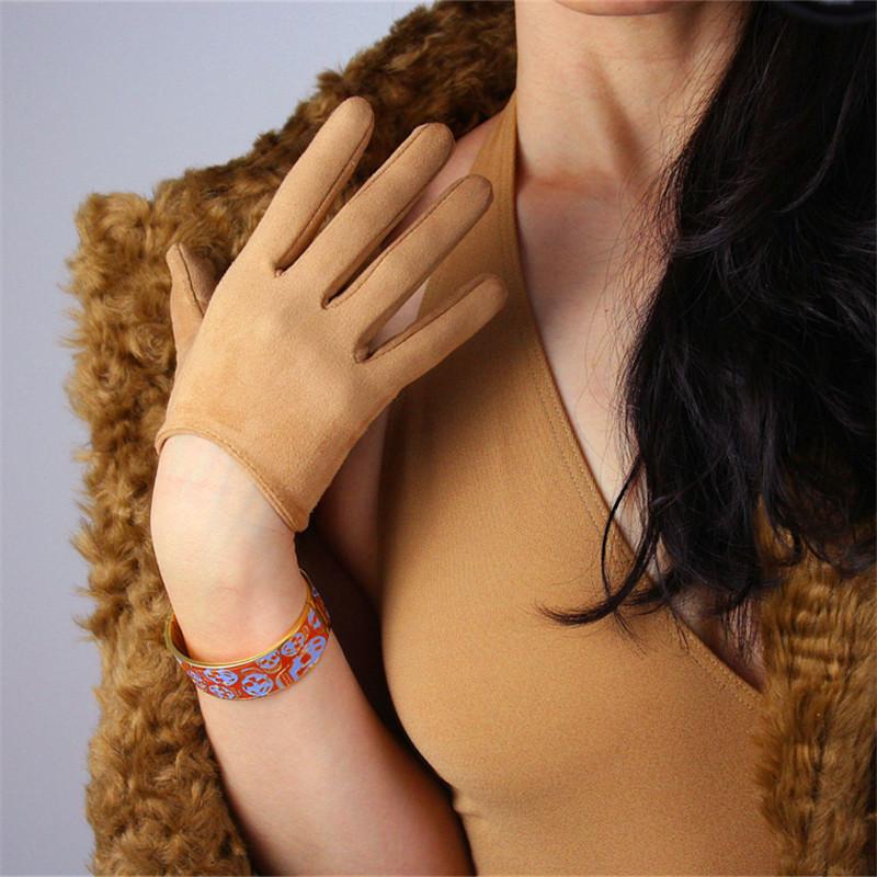 16cm Suede Short Gloves Grinding Fur Suede Emulation Leather Matte Scrub Nude Color Light Brown Dark Camel Female Gloves WJP35
16cm Suede Short Gloves Grinding Fur Suede Emulation Leather Matte Scrub Nude Color Light Brown Dark Camel Female Gloves WJP35