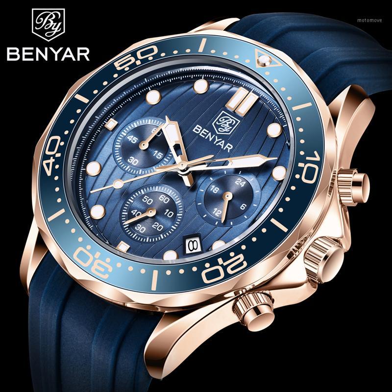 BENYAR Watches Mens 2020 Top Brand Sport Watches For Men Quartz Men Watch Chronograph Watch Clock relogio masculino1, Gold blue
BENYAR Watches Mens 2020 Top Brand Sport Watches For Men Quartz Men Watch Chronograph Watch Clock relogio masculino1, Gold blue