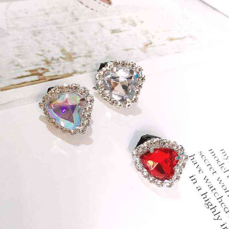 Shoes Accessories Shiny Rhinestones Buckle Shoelaces Decoration Pearl Love Kids Women Shoe Charms Design 220301