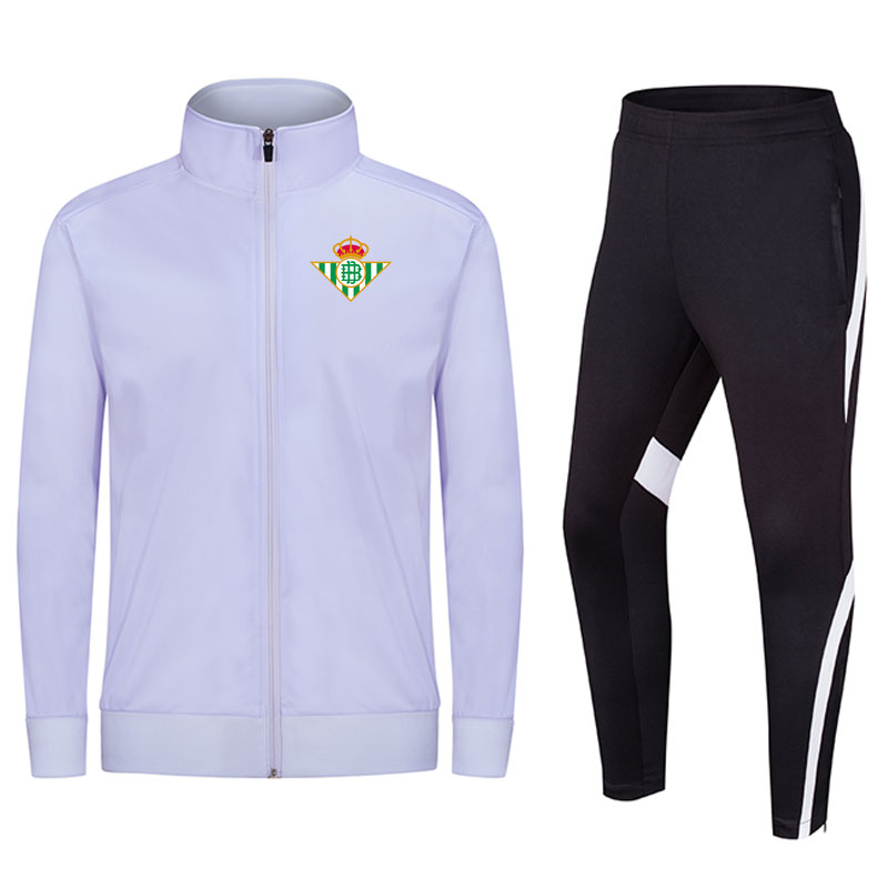 Real Betis 2020 jacket football training suit long section can be customized DIY team men's sports running suit training suit, Gray
Real Betis 2020 jacket football training suit long section can be customized DIY team men's sports running suit training suit, Gray